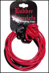 Rubber Bracelets with Matching Rings